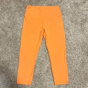 Orange Zyia Leggings Size 4